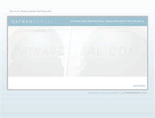Tablet Screenshot of daymandental.com